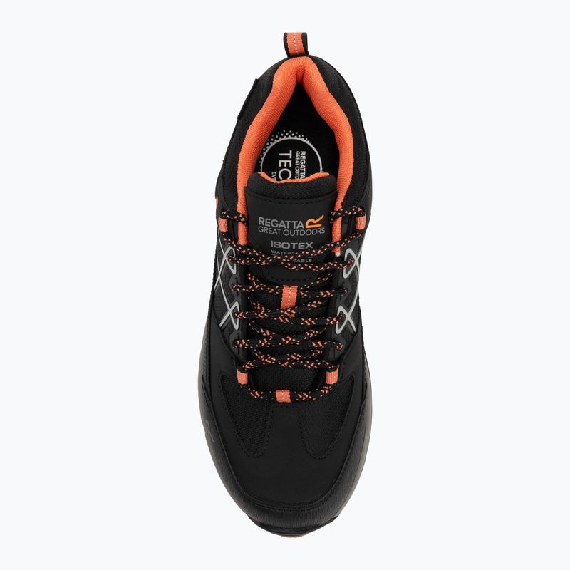 Women's trekking boots REGATTA Samaris III Low black/satsuma 5