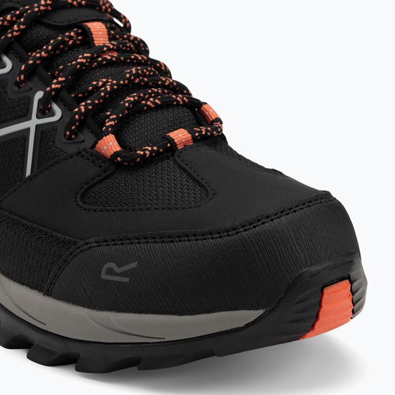 Women's trekking boots REGATTA Samaris III Low black/satsuma 7