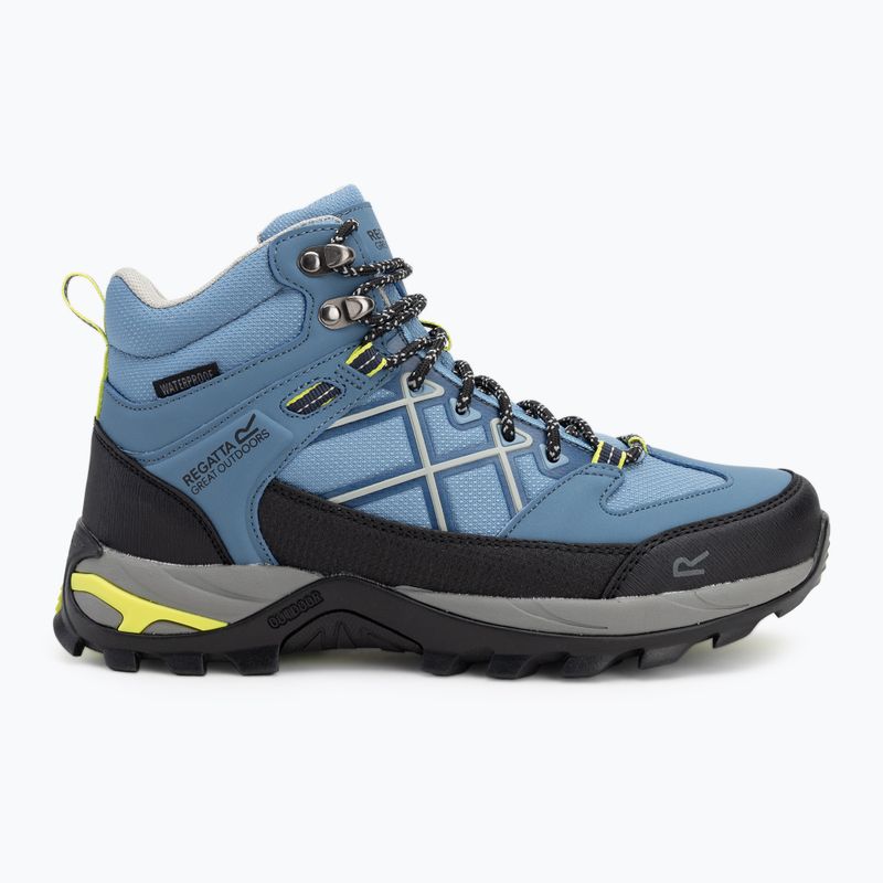 Women's trekking boots REGATTA Samaris III coronet blue/lime punch 2