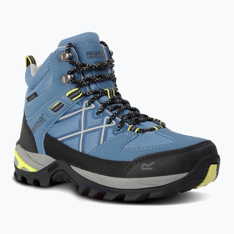 Women's trekking boots REGATTA Samaris III coronet blue/lime punch 8