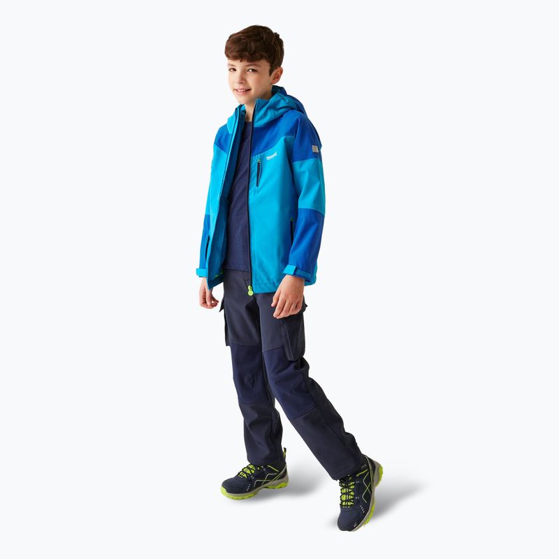 REGATTA Boys Trekktain 3in1 children's jacket hydro blue/olympian blue 2