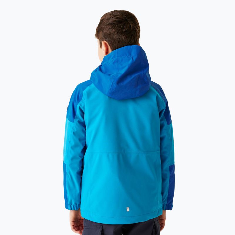 REGATTA Boys Trekktain 3in1 children's jacket hydro blue/olympian blue 3