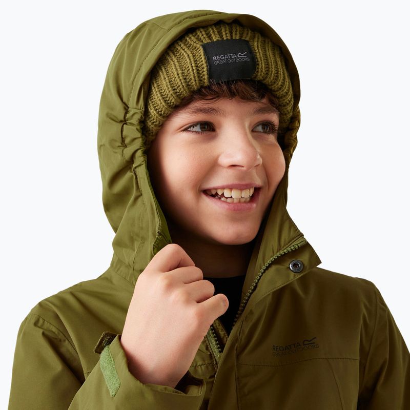 REGATTA children's down jacket Farbank nephrite green/black 5