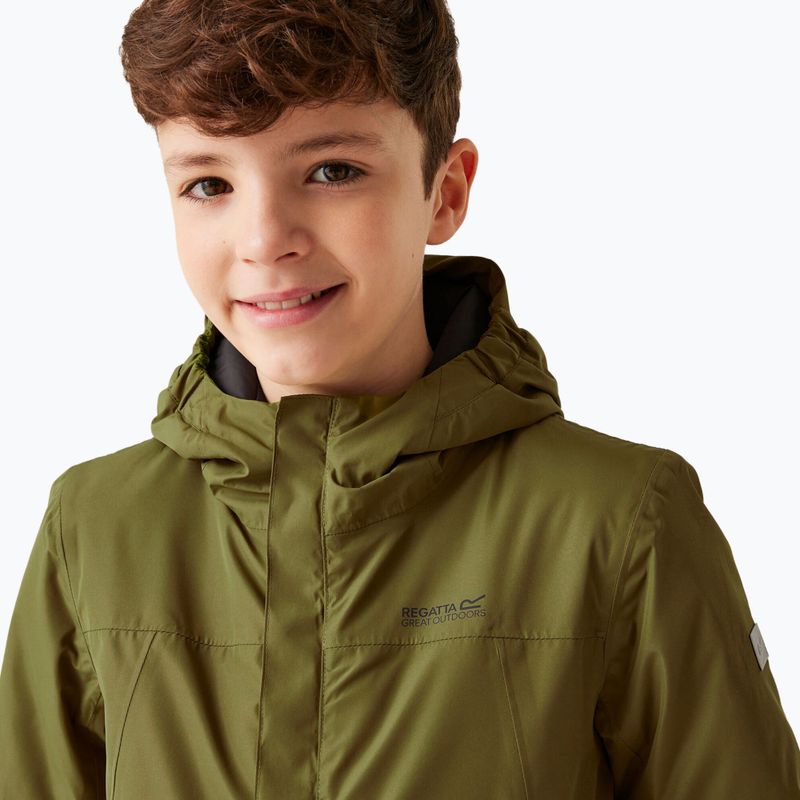 REGATTA children's down jacket Farbank nephrite green/black 6