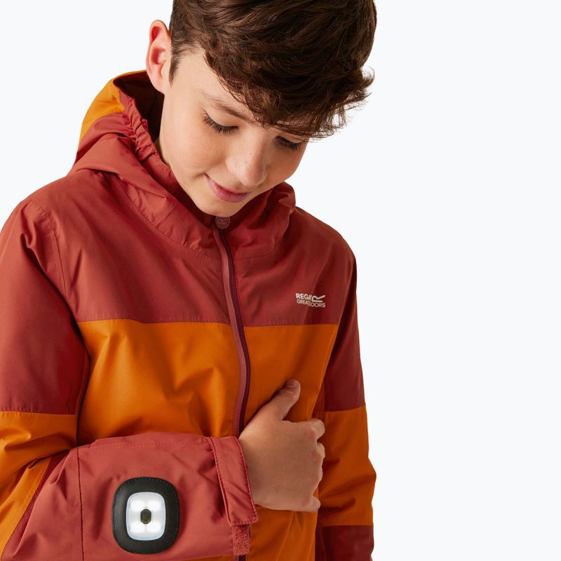 Children's down jacket REGATTA Beamz IV fox/red ochre 4