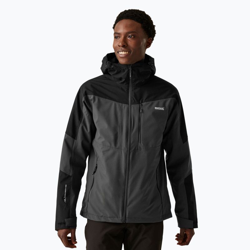 Men's 3-in-1 jacket REGATTA Wentwood IX ash/black