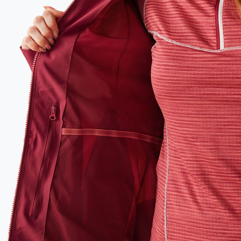 Women's rain jacket REGATTA Birchdale mineral red/rumba red 7