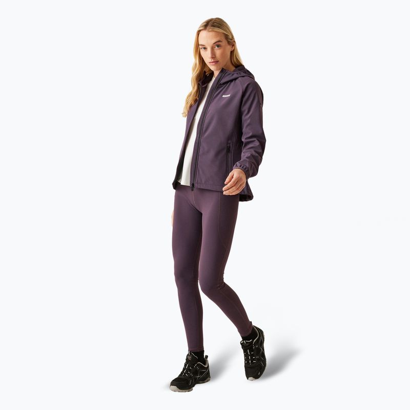 Women's softshell jacket REGATTA Arec III deep plum 2