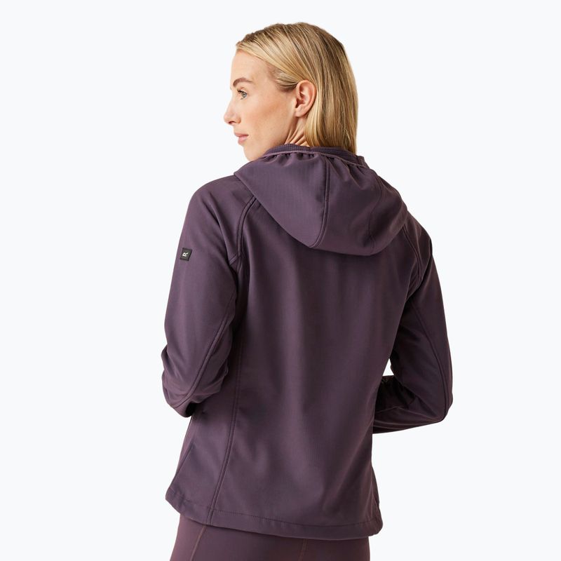 Women's softshell jacket REGATTA Arec III deep plum 3