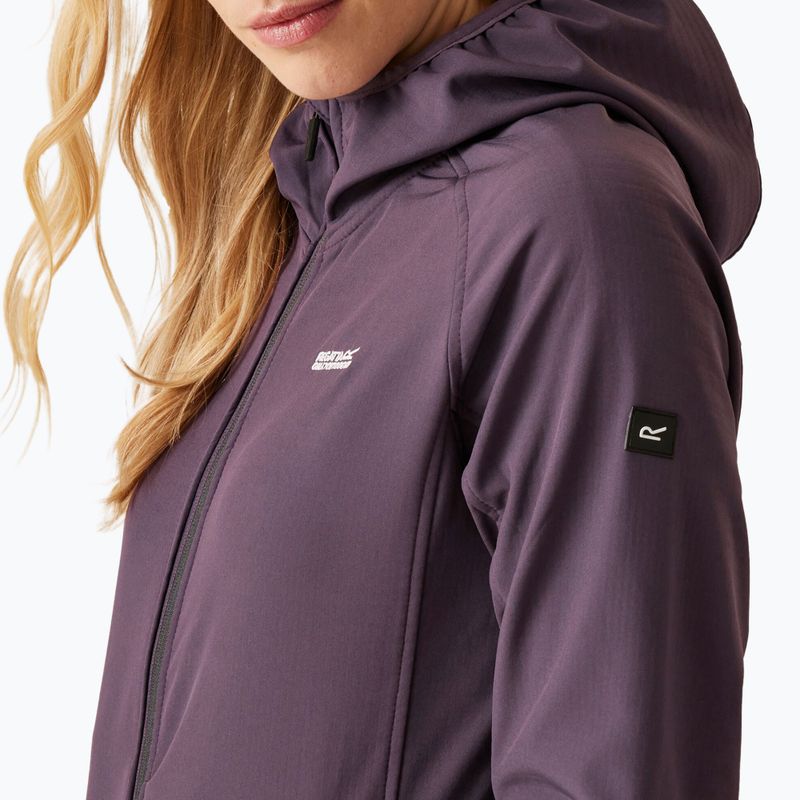 Women's softshell jacket REGATTA Arec III deep plum 5