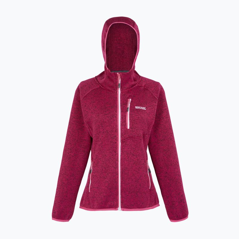 Women's trekking sweatshirt REGATTA Hooded Newhill deep pink 5