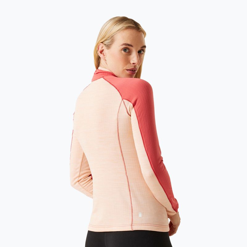 Women's trekking sweatshirt REGATTA Hepley mineral red/peach parfait marl 3