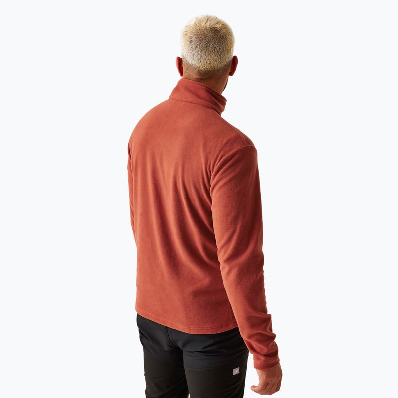 Men's REGATTA Thompson red ochre fleece sweatshirt 3