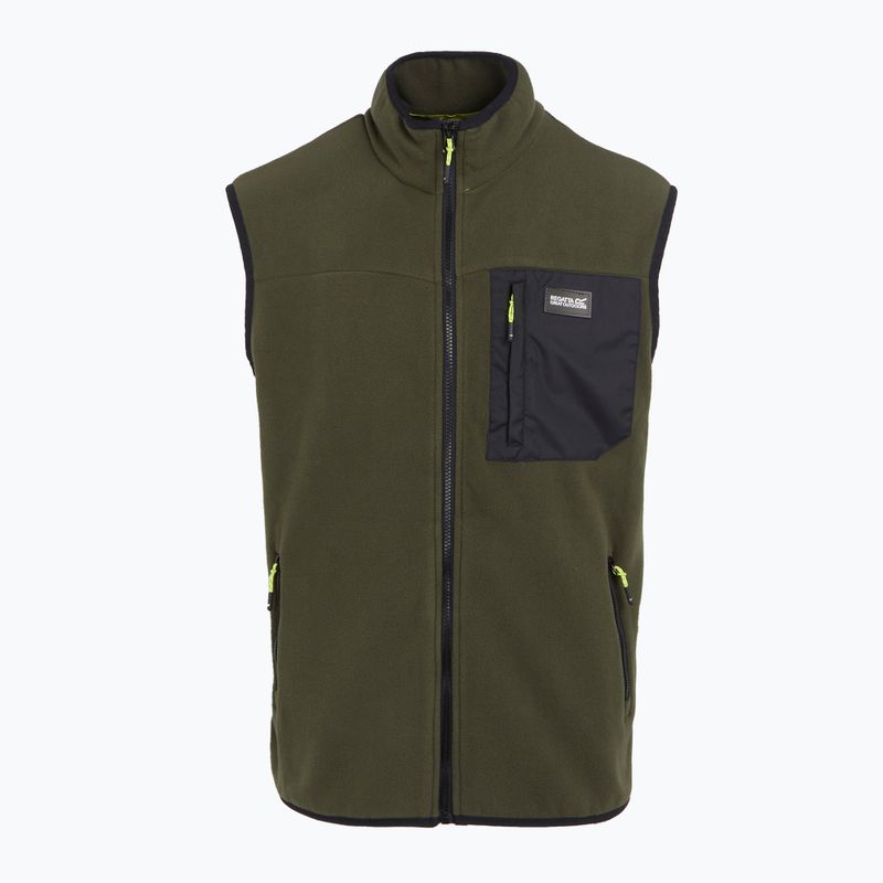 Men's gilet REGATTA Frankie B/W dark khaki 5