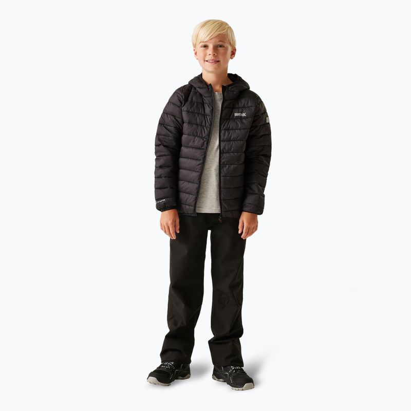 Children's down jacket REGATTA Junior Hooded Marizion black 2