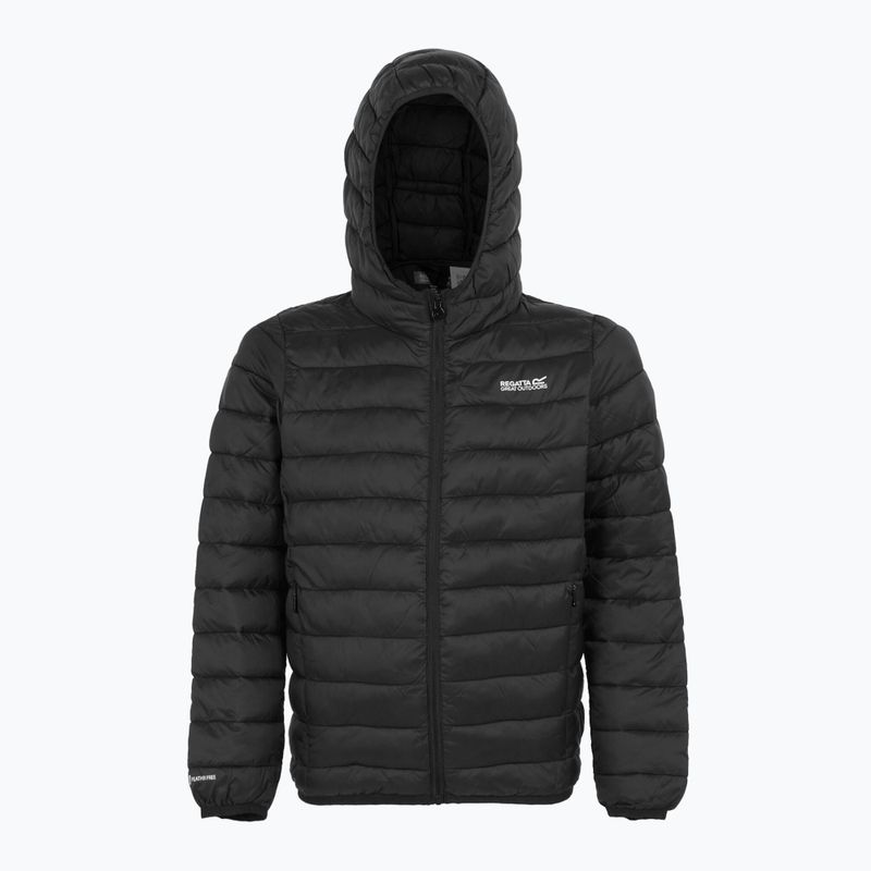 Children's down jacket REGATTA Junior Hooded Marizion black 7