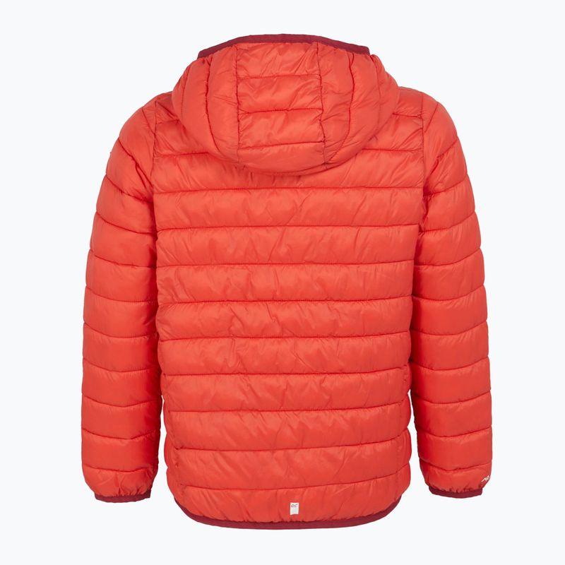 Children's down jacket REGATTA Junior Hooded Marizion red sky/mineral red 6