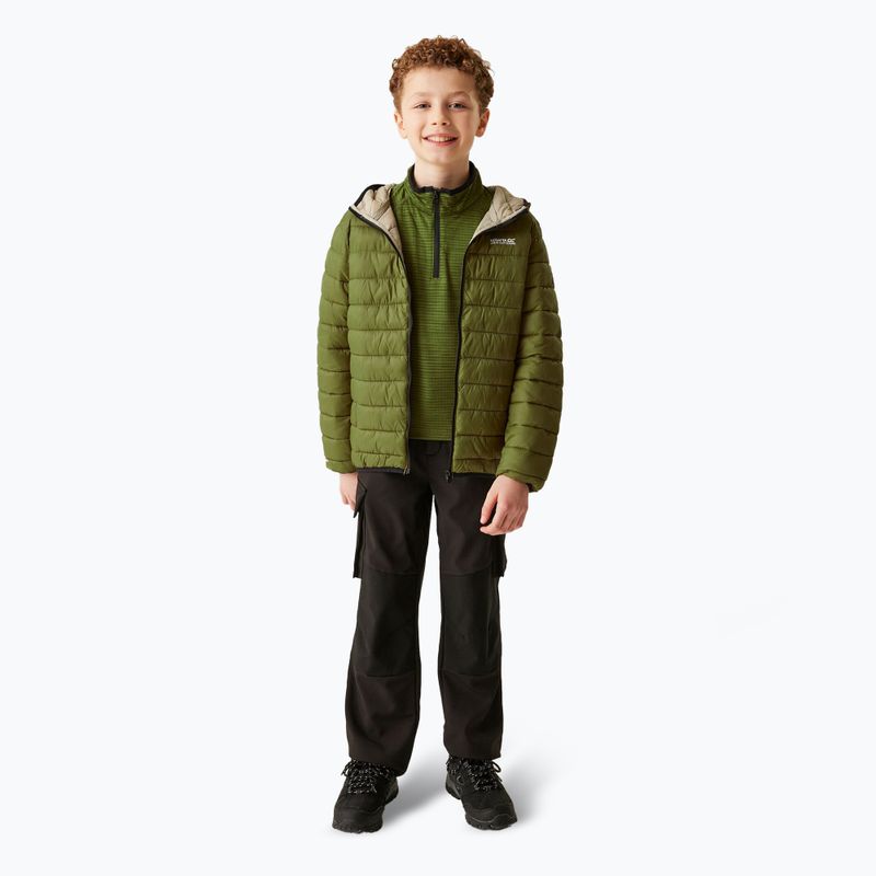 REGATTA Junior Hooded Marizion down jacket nephrite green/abbeystone 2