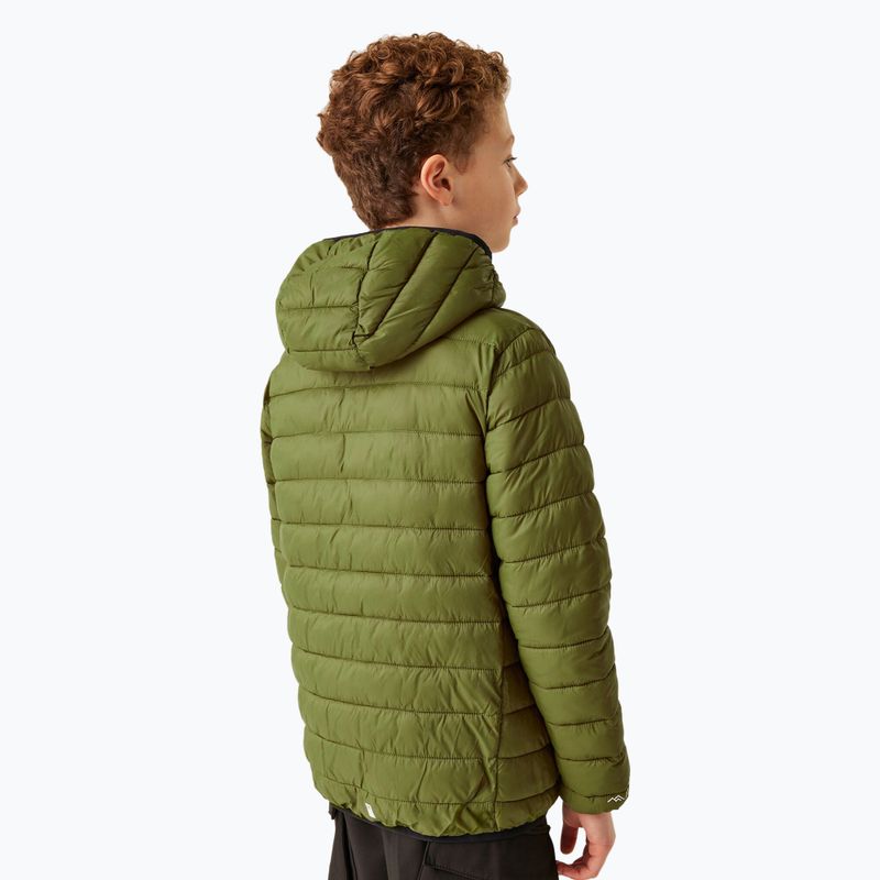 REGATTA Junior Hooded Marizion down jacket nephrite green/abbeystone 3