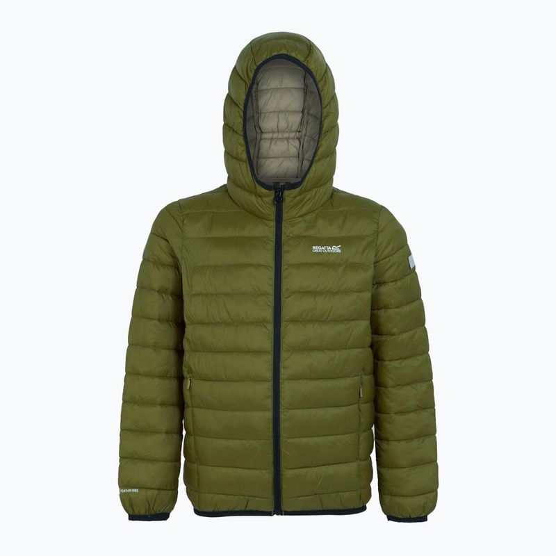 REGATTA Junior Hooded Marizion down jacket nephrite green/abbeystone 6