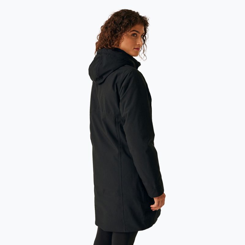 Women's down coat REGATTA Yewbank IV black/black 3