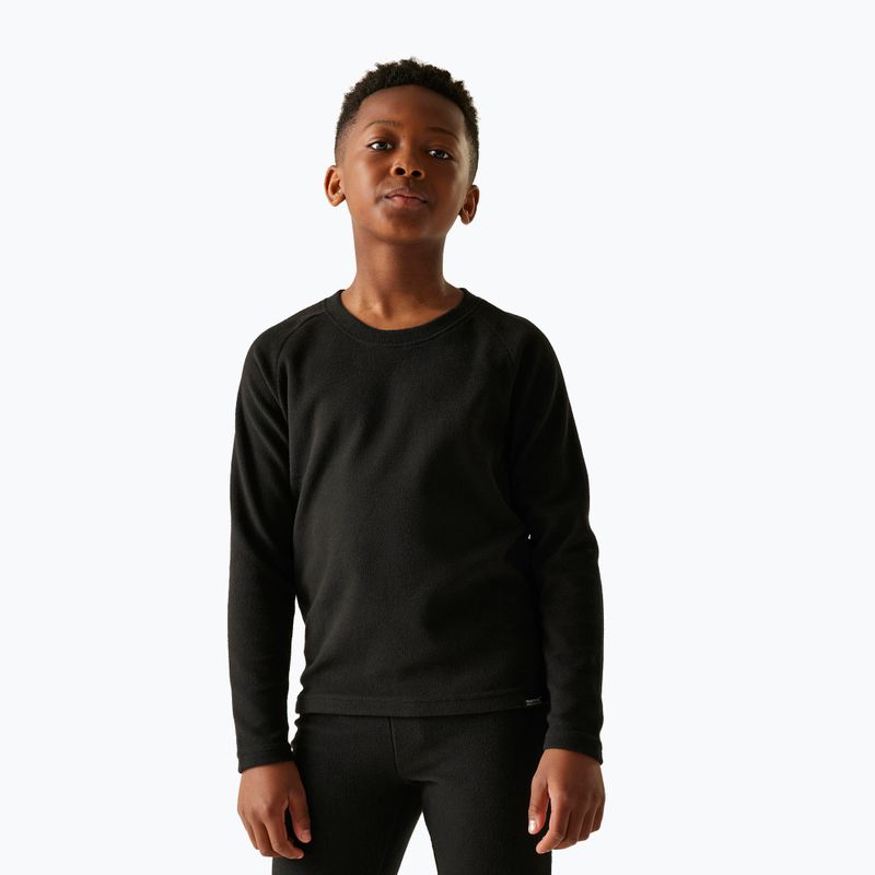 Children's thermal baselayer sweatshirt REGATTA Thermal Baselayer black 3