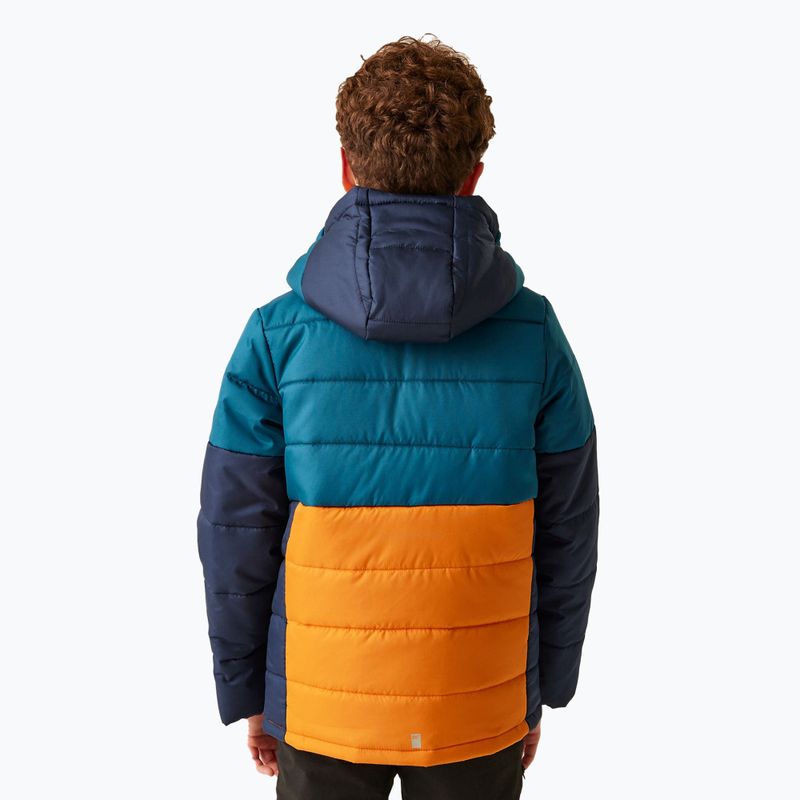 Children's down jacket REGATTA LoftHouse VIII moroccan blue/fox 3