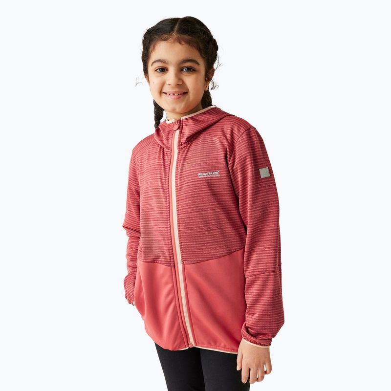 Children's sweatshirt REGATTA Prenton III rumba red/mineral red