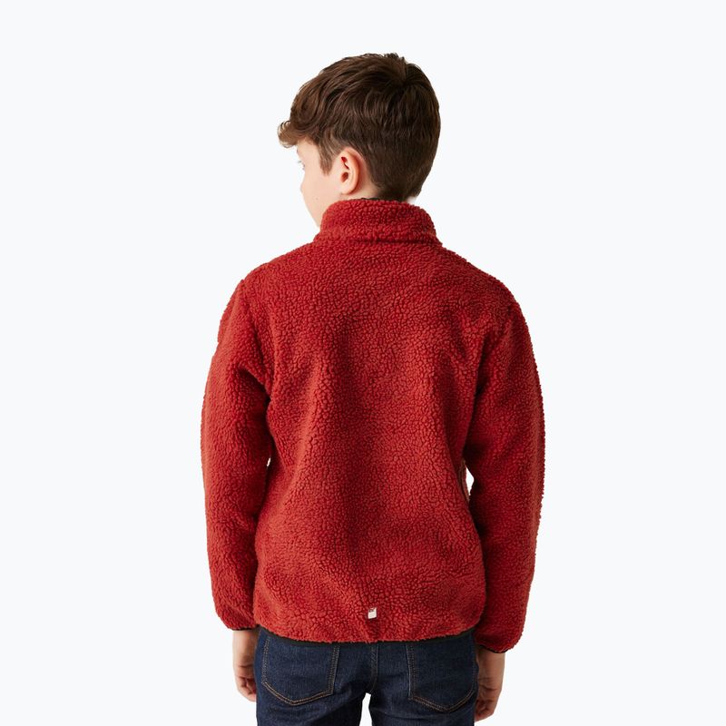 Children's sweatshirt REGATTA Junior Frankie Full Zip red ochre 3