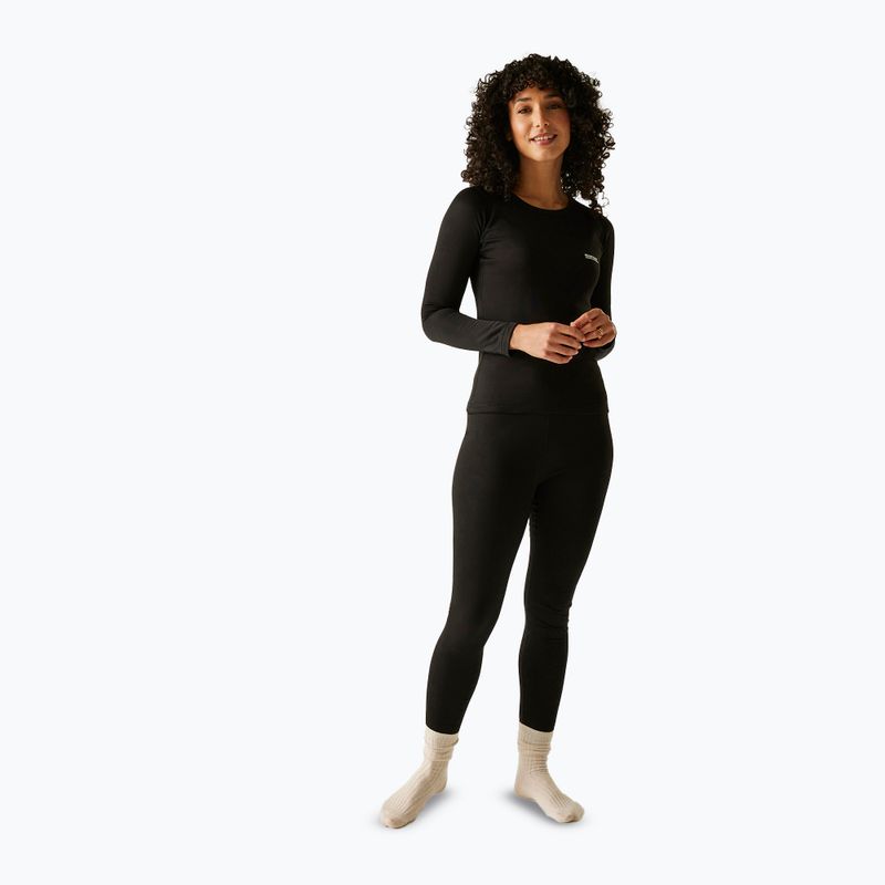 Women's thermal underwear set Regatta Thermal Baselayer black 2
