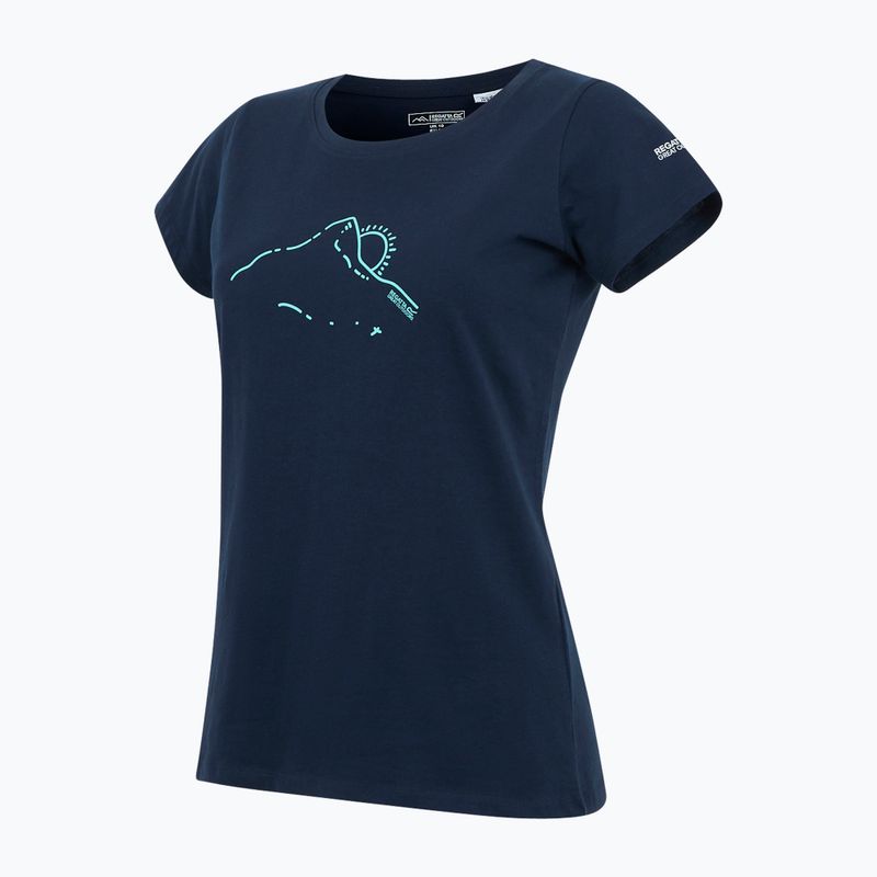 Women's T-shirt REGATTA Breezed V navy 7