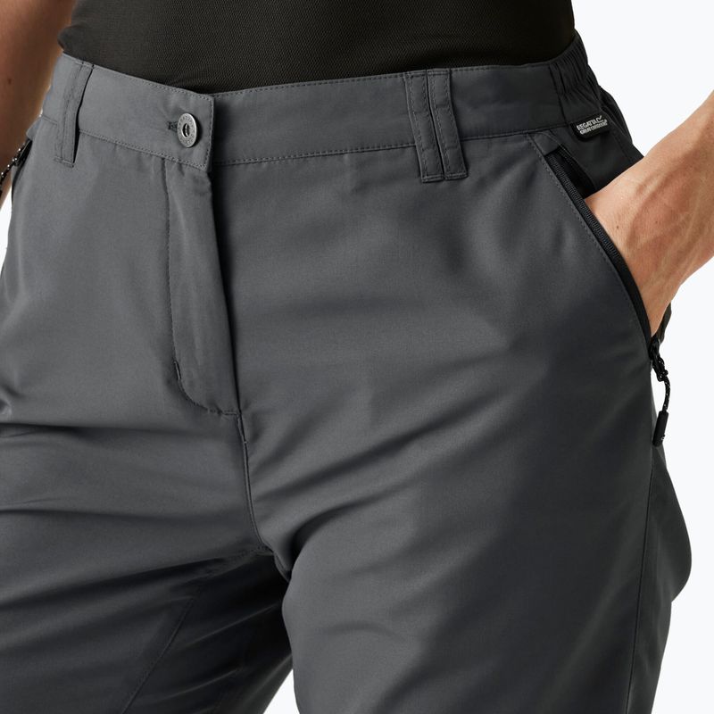 Women's trekking shorts REGATTA Chaska III seal grey 4
