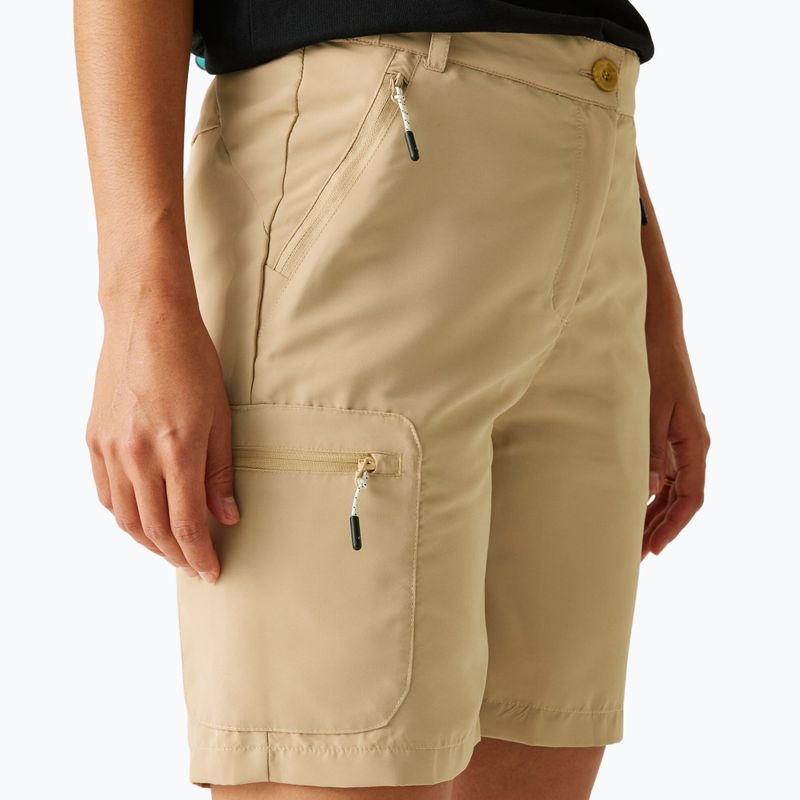 Women's trekking shorts REGATTA Chaska III moccasin 4