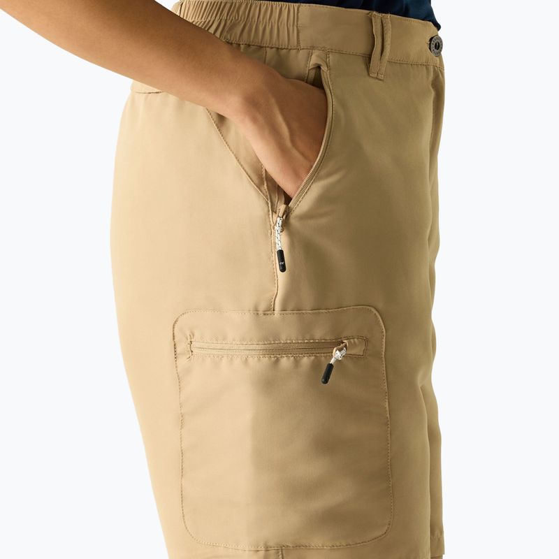 Women's trekking shorts REGATTA Chaska III moccasin 5