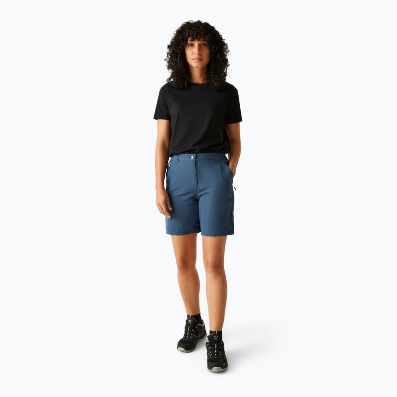 Women's trekking shorts REGATTA Chaska III dark denim 2
