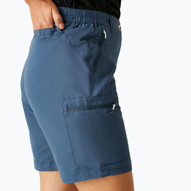 Women's trekking shorts REGATTA Chaska III dark denim 4