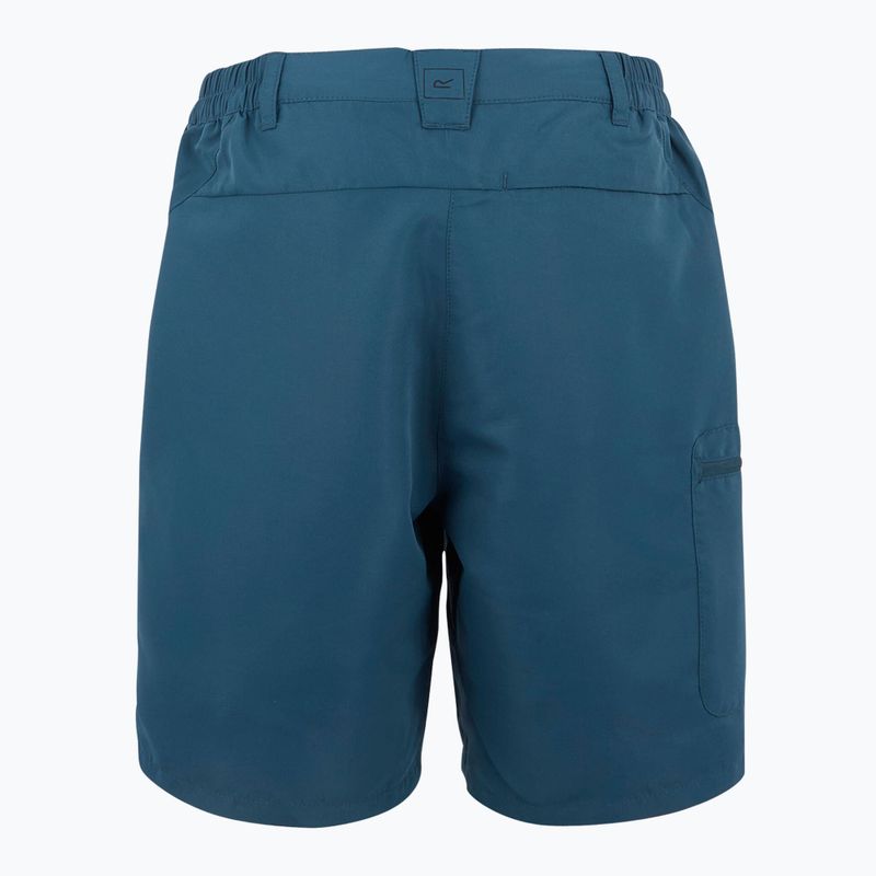 Women's trekking shorts REGATTA Chaska III dark denim 6