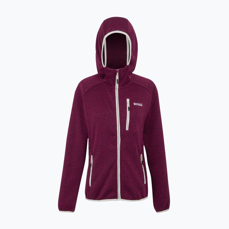 Women's fleece hoodie REGATTA Newhill II beaujolais/light vanilla 7