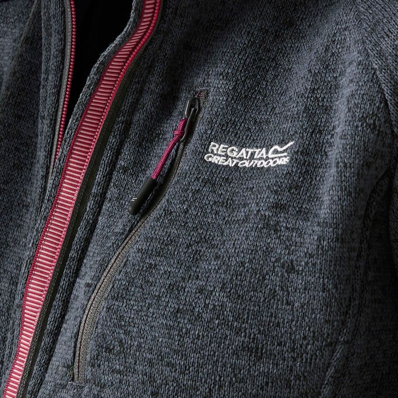 Women's fleece hoodie REGATTA Newhill II seal grey/pop 6