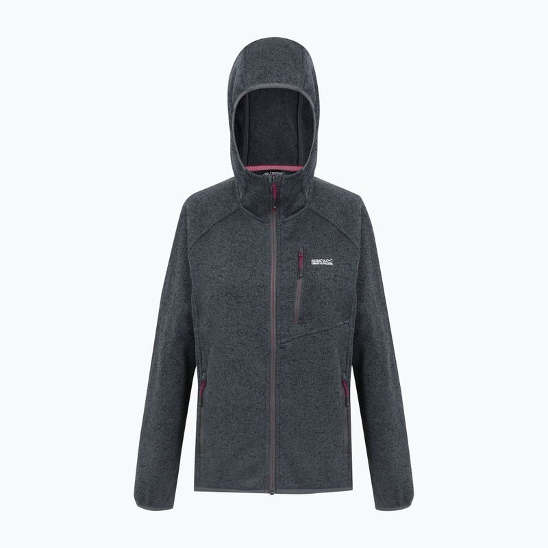 Women's fleece hoodie REGATTA Newhill II seal grey/pop 7
