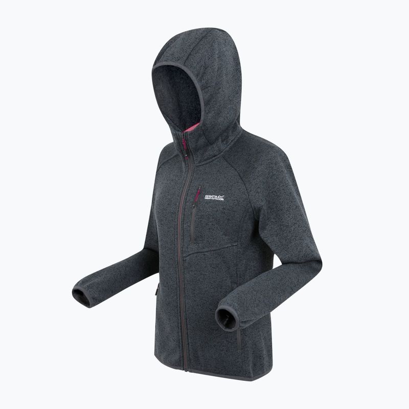 Women's fleece hoodie REGATTA Newhill II seal grey/pop 9