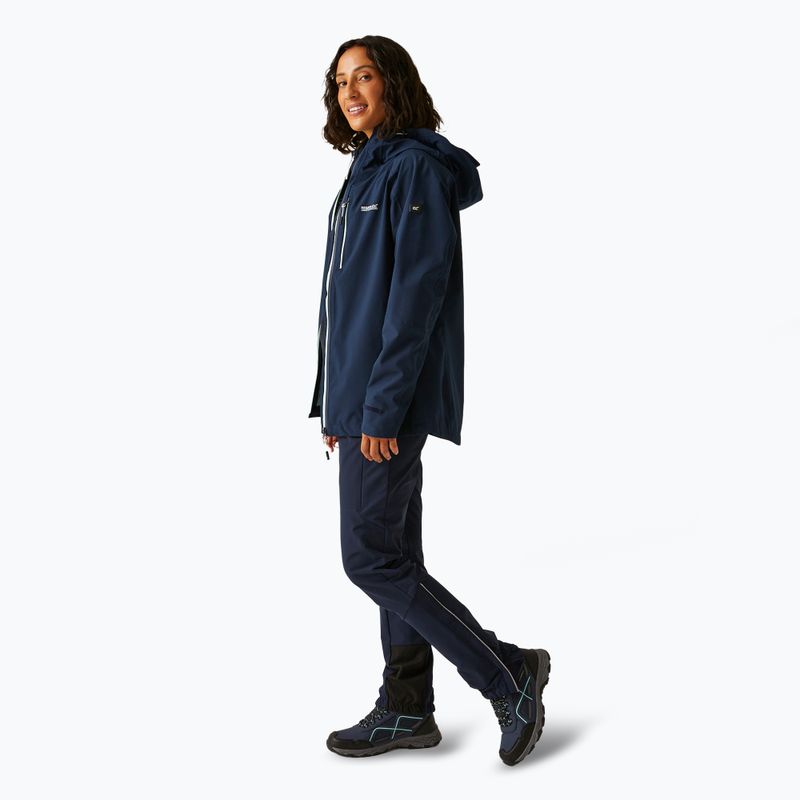 Women's rain jacket REGATTA Birchdale II navy/icy morn 2