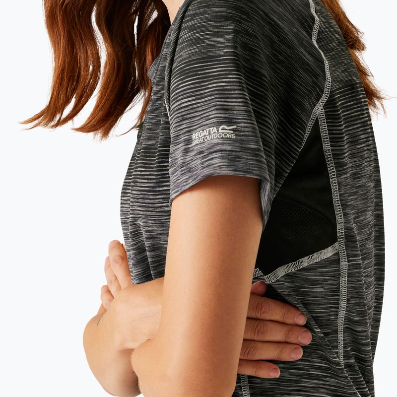 Women's t-shirt REGATTA Laxley II black ombre 4