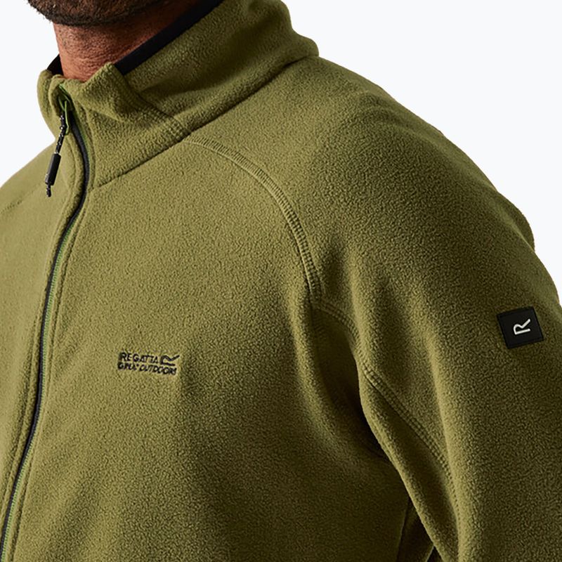 Men's fleece sweatshirt REGATTA Hadfield nephrite green 4