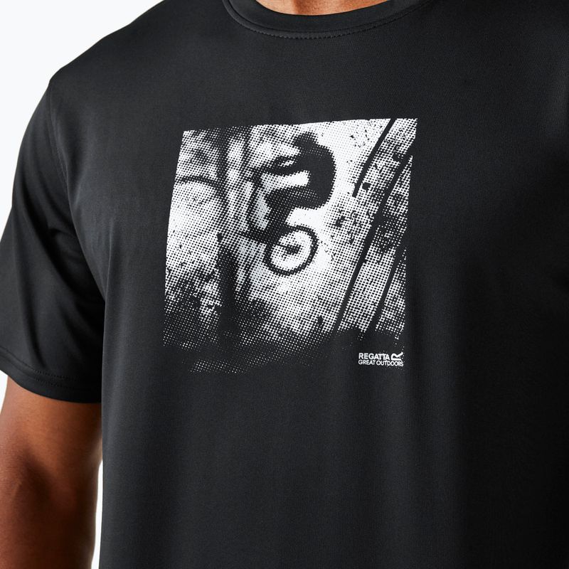Men's trekking T-shirt REGATTA Fingal IX black 4