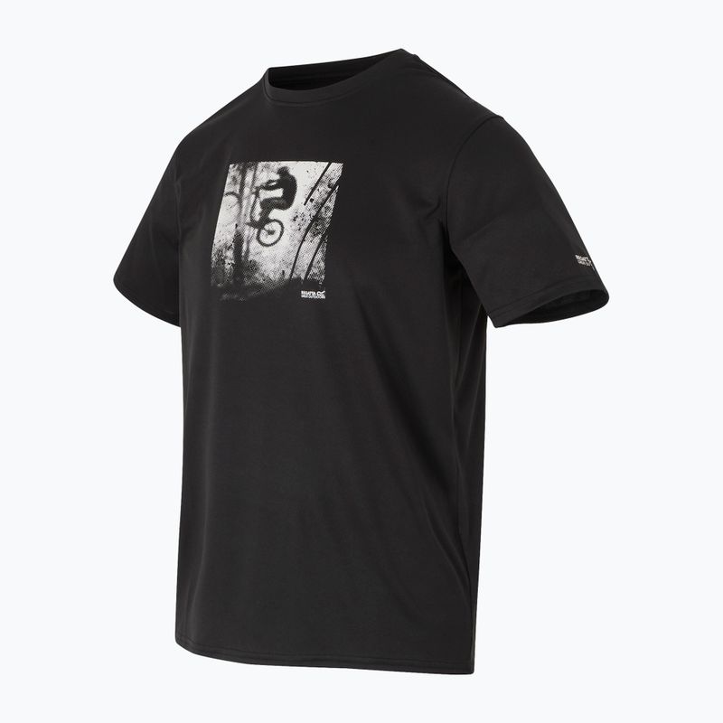 Men's trekking T-shirt REGATTA Fingal IX black 7