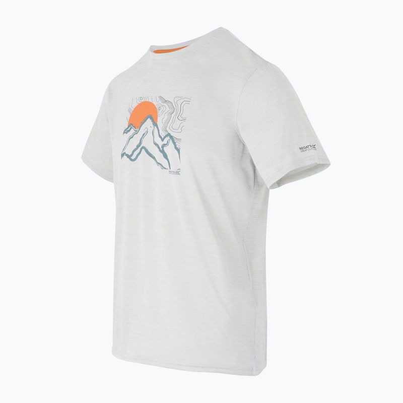 Men's trekking T-shirt REGATTA Fingal IX iceberg marl 7