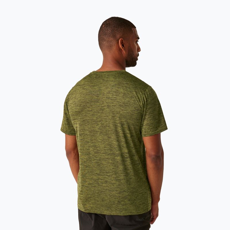 Men's trekking T-shirt REGATTA Fingal IX nephrite green marl 3