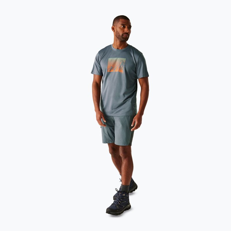 Men's trekking shorts REGATTA Eldes stormy weather/ash 2