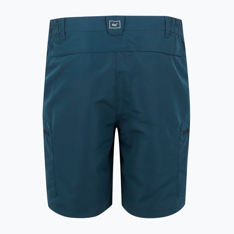 Men's trekking shorts REGATTA Leesville III moonlight denim 7